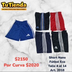 Short Nene Futbol. Art. 2018.