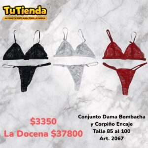 Conjunto Dama Encaje. Art. 2067.