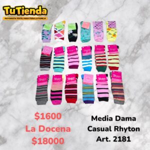 Media Dama Rython Casual x Par. Art. 2181.