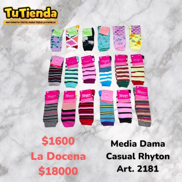 Media Dama Rython Casual x Par. Art. 2181.