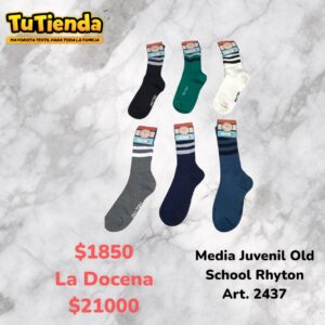 Medias Juveniles Rython OLD SCHOOL x Par. Art. 2437.