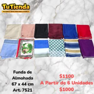 Fundas de Almohadas - Medidas 44 x 67 Cm. Art. 7521.