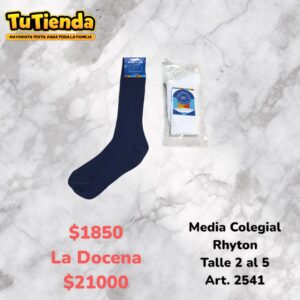 Medias Colegial Unisex. Art. 2541.