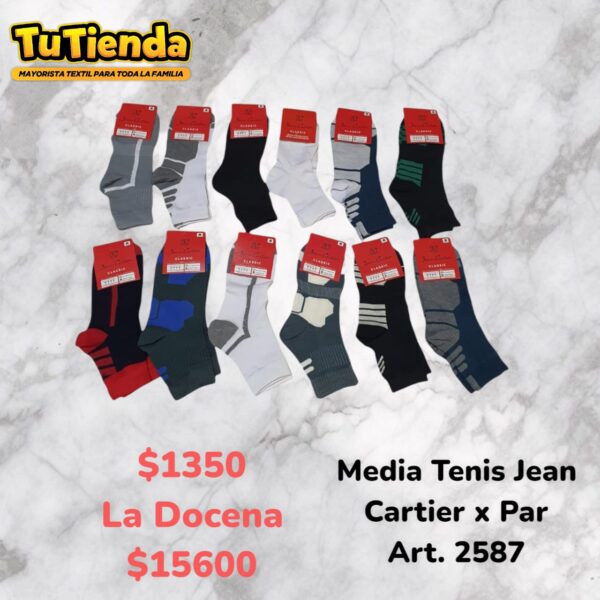 Medias Tenis Jean Cartier x Par. Art. 2587.