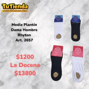 Medias plantin dama hombre. Art. 2657.