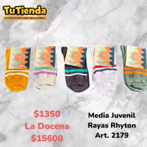 Medias Juveniles Rhyton Rayas. Art. 2179.
