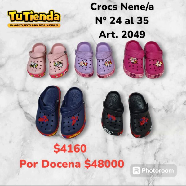 Crocs Nene/a Personajes. Art. 2049.