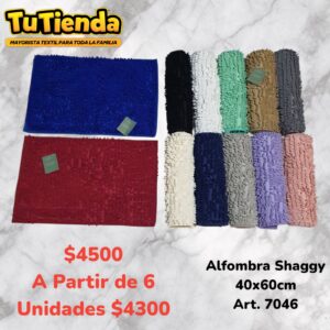 Alfombra Shaggy 40 x 60 Cm. Art. 7046.