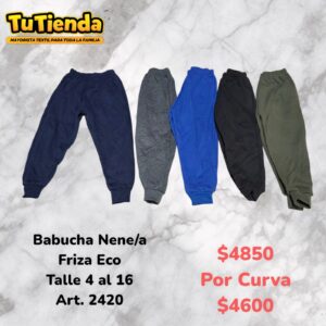 Babucha Nene/a Algodon Frizado. Art. 2420.