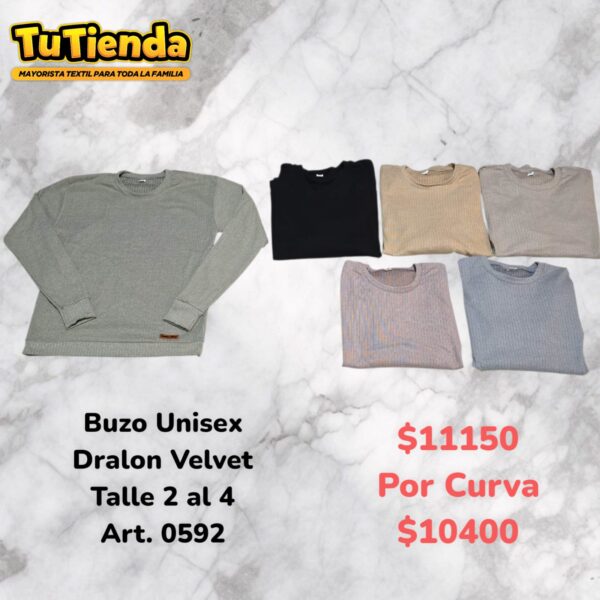 Buzo Hombre Darlon Velvet. Art. 0592.